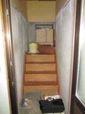 いす式階段昇降機　タスカルアルーラ設置前1