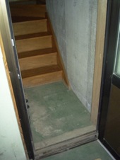 いす式階段昇降機　タスカルアルーラ設置前2